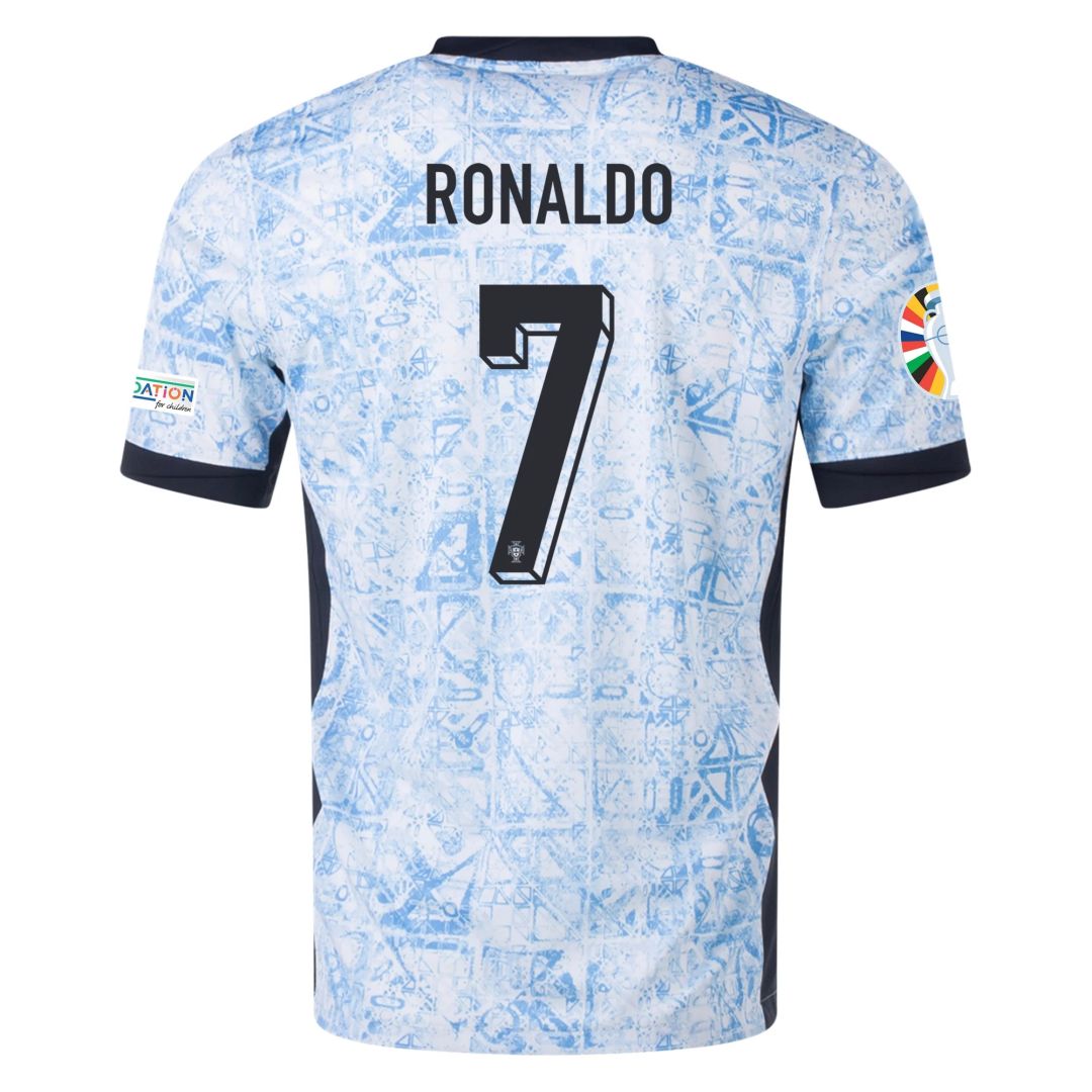 Ronaldo #7 Portugal Away Jersey 2024 Euro Cup Jersey