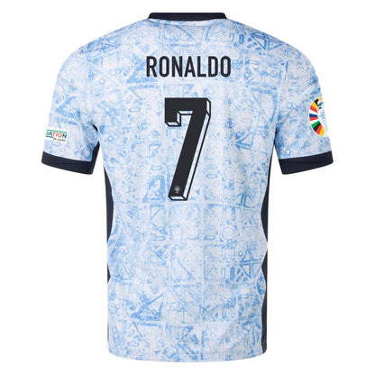 Ronaldo #7 Portugal Away Jersey 2024 Euro Cup Jersey