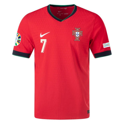 [Authentic] Ronaldo #7 Portugal Home 2024 Euro Cup Jersey