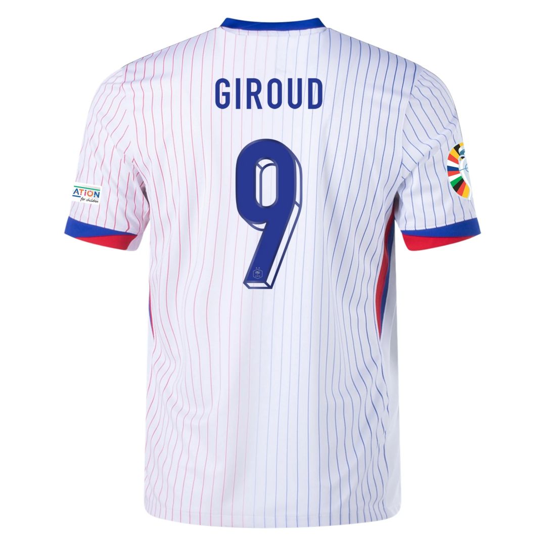 GIROUD #9 France Away Jersey 2024 Euro Cup Jersey