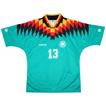 Voller #13 Retro Germany Away Jersey 1994