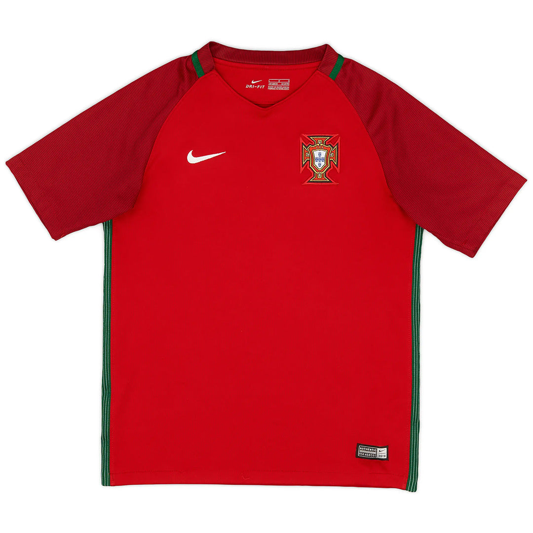 Retro Portugal Home 2016 Euro Cup Jersey