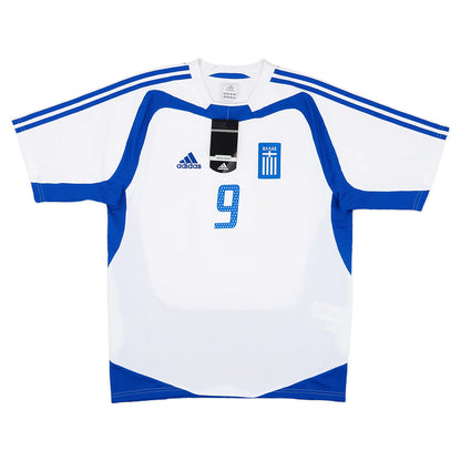CHARISTEAS #9 Retro Greece Away Jersey 2004 Euro Cup Jersey