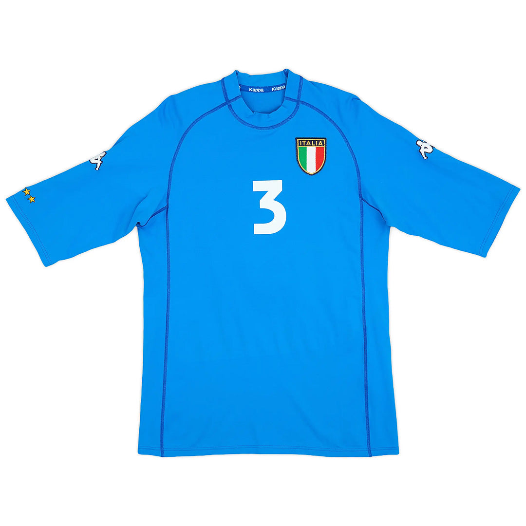 Maldini #3 Retro Italy Home Jersey 2000 Euro Cup Jersey