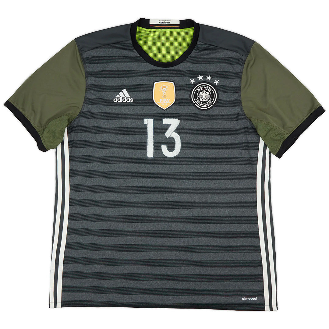 Muller #13 Retro Germany Away Jersey 2016
