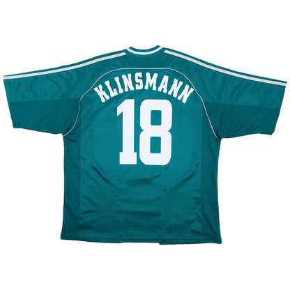KLINSMANN #18 Retro Germany Away Jersey World Cup 1998