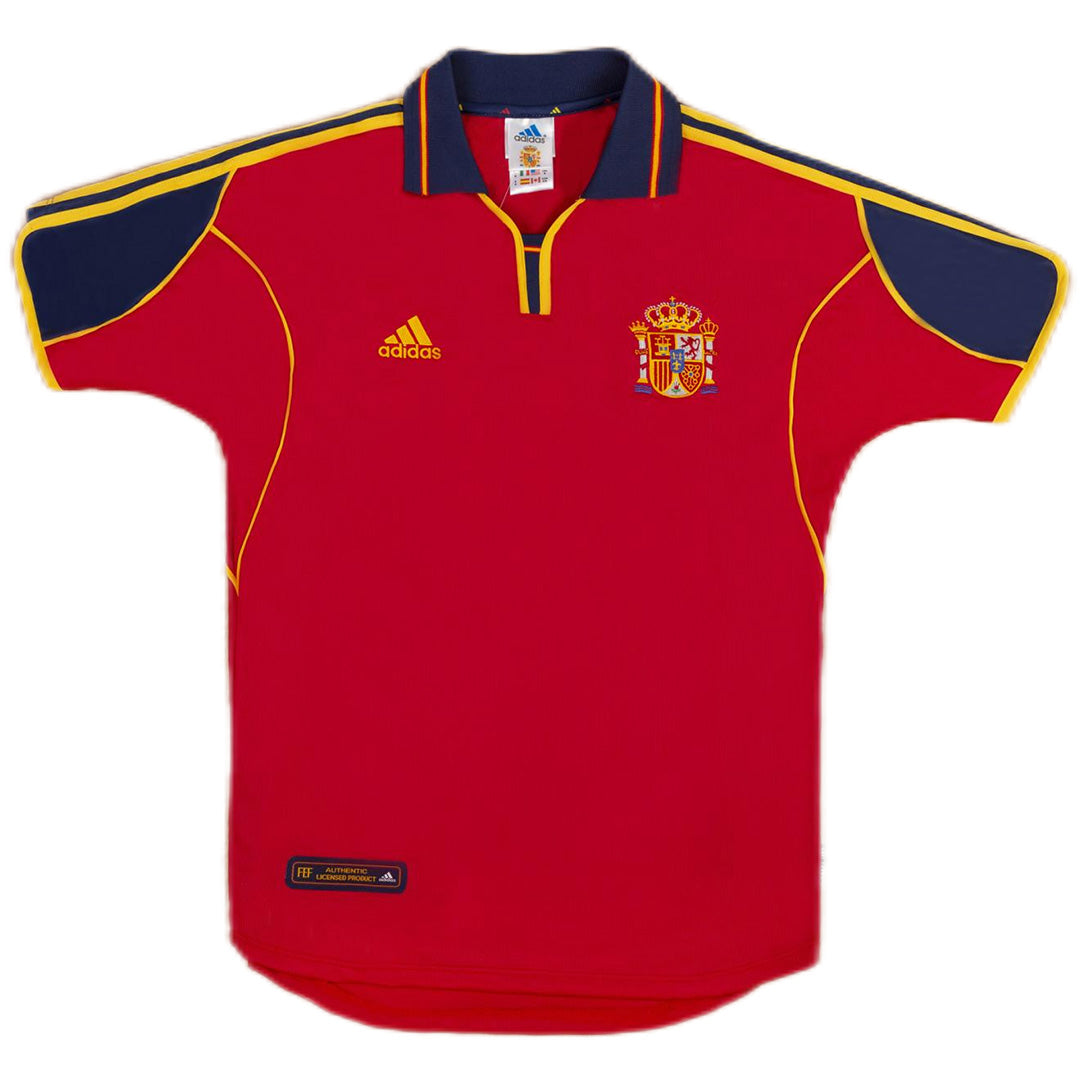 Retro Spain Home Jersey 2000 Euro Cup Jersey