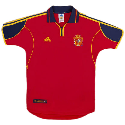 Retro Spain Home Jersey 2000 Euro Cup Jersey