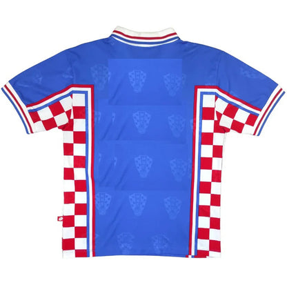 Suker #9 Retro Croatia Away Jersey World Cup 1998