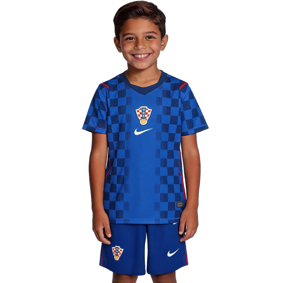 Kids Croatia Away Soccer Kit 2026 World Cup Jersey