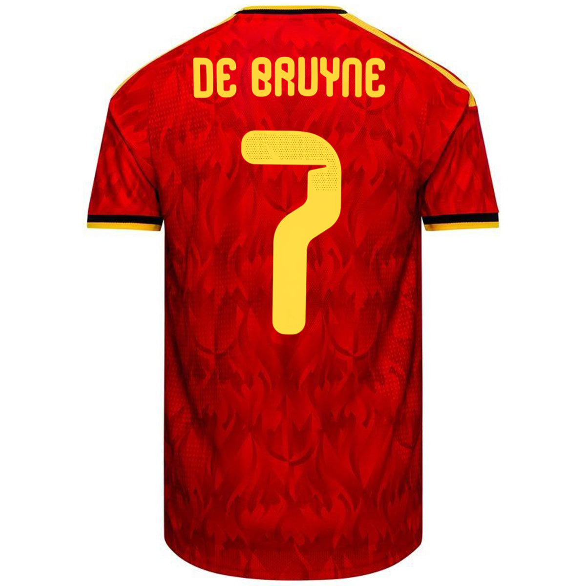 [Authentic] De Bruyne #7 Belgium Home 2026 World Cup Jersey