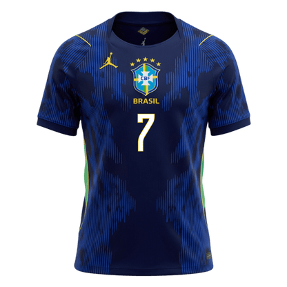 VINI JR. #7 Brazil Away Soccer Jersey 2026