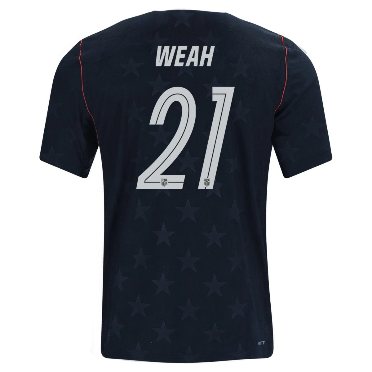 Weah #21 USMNT Away 2026 World Cup Jersey