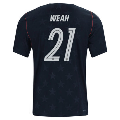 Weah #21 USMNT Away 2026 World Cup Jersey