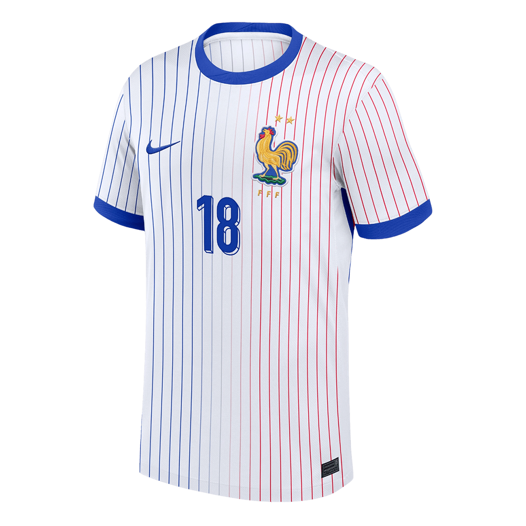 ZAIRE-EMERY #18 France Away Jersey