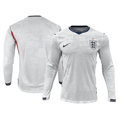 England Home Long Sleeve Soccer Jersey 2026