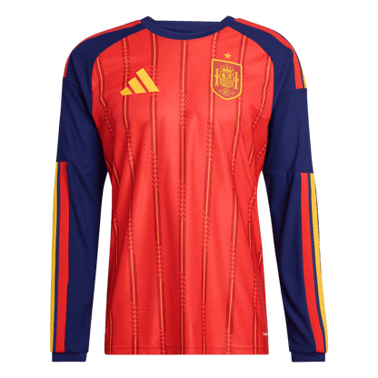 Spain Home Long Sleeve Soccer Jersey 2026