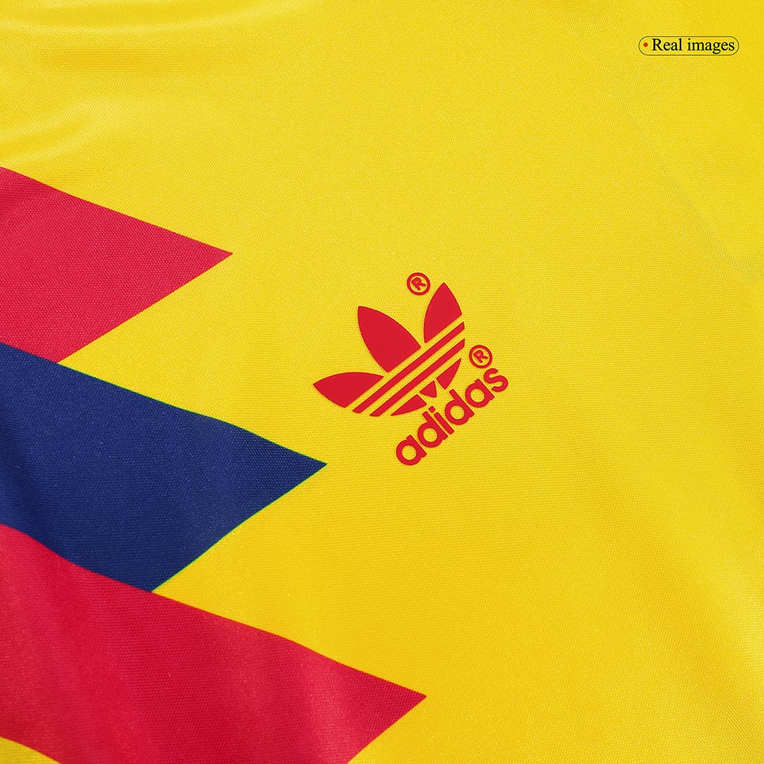 Retro 1990 Colombia Home Soccer Jersey