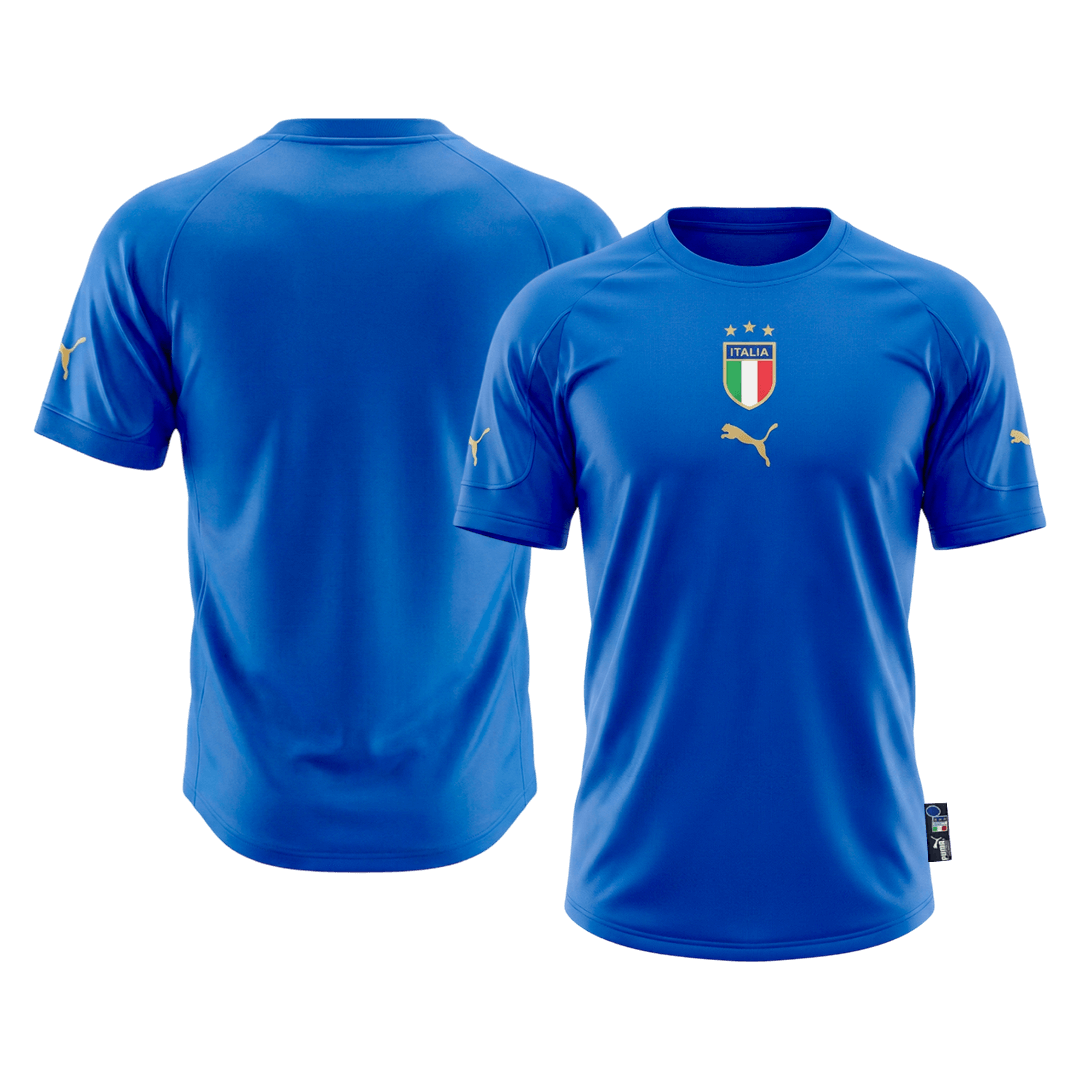 Retro 2004 Italy Home Soccer Jersey