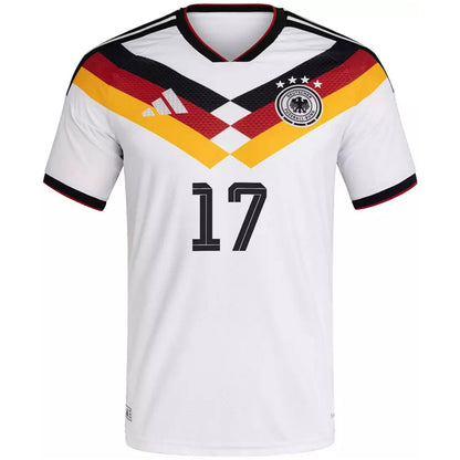 [Authentic] Wirtz #17 Germany Home 2026 World Cup Jersey