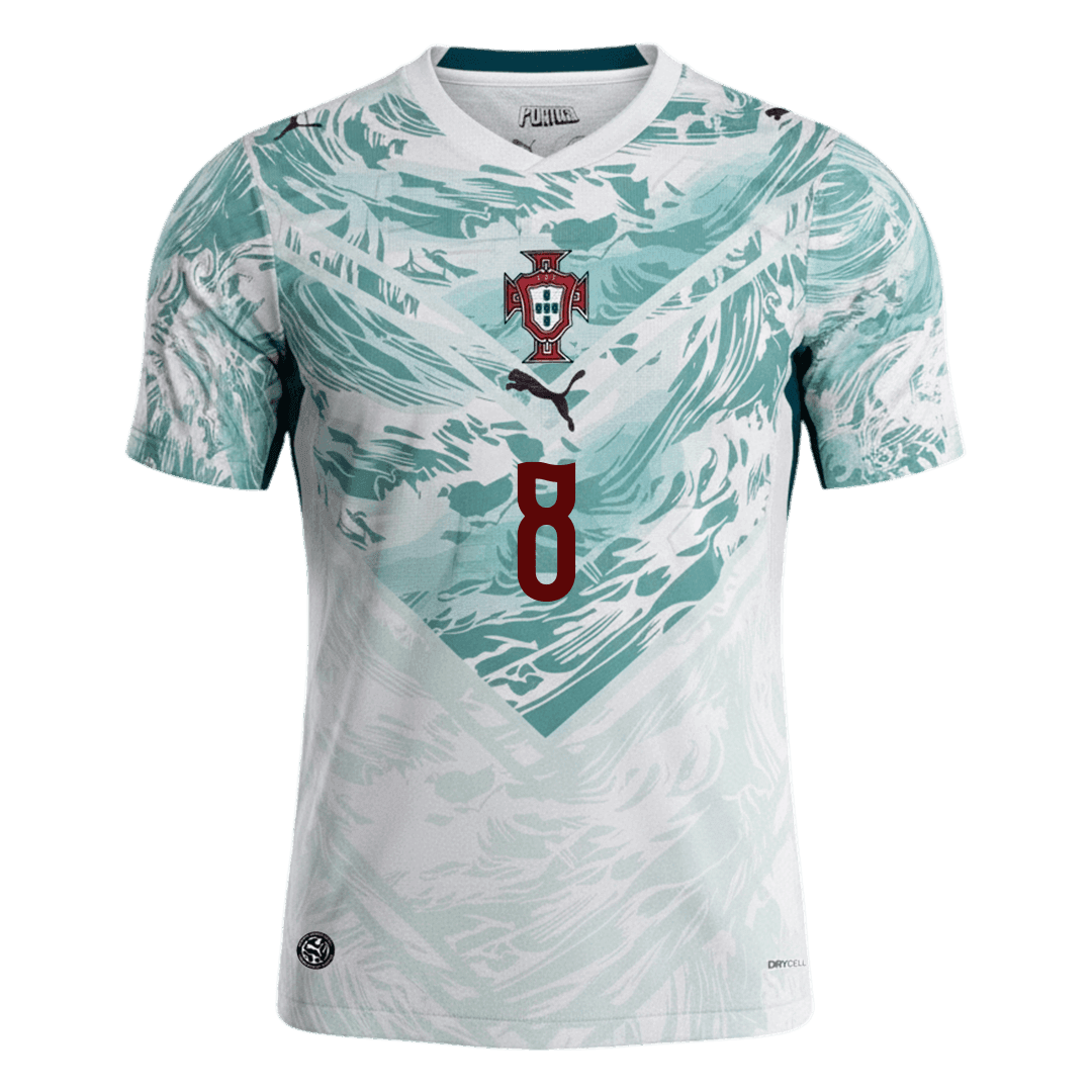 B.FERNANDES #8 Portugal Away Soccer Jersey 2026