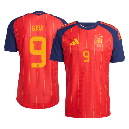GAVI	 #9 Spain Home Soccer Jersey 2026 Player Version