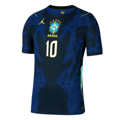 NEYMAR JR. #10 Brazil Away Soccer Jersey 2026 Player Version