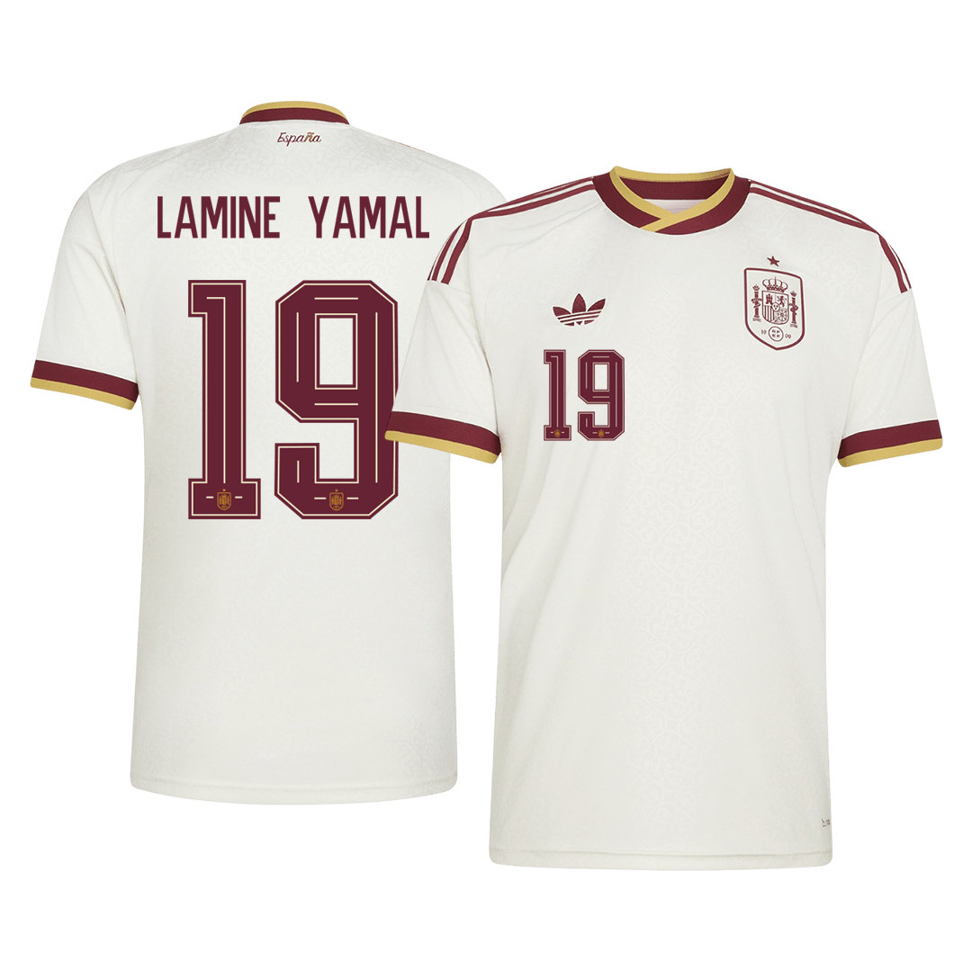LAMINE YAMAL #19 Spain Away Soccer Jersey 2026