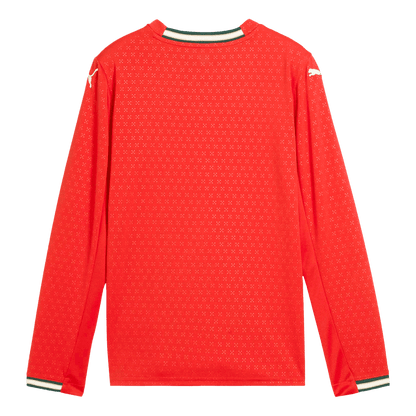 Portugal Home Long Sleeve Soccer Jersey 2025