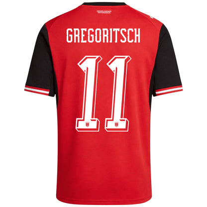 GREGORITSCH #11 Austria Home 2026 World Cup Jersey