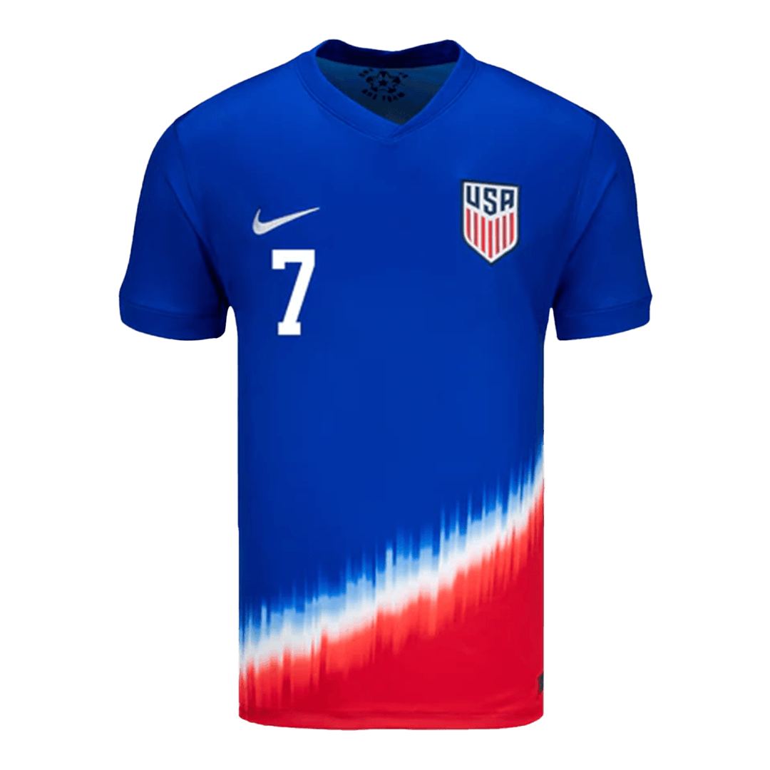 REYNA #7 USA Away 2024 Copa America Cup Jersey