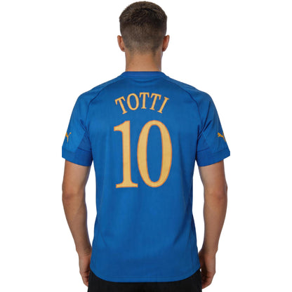 TOTTI #10 Retro Italy Home Jersey 2004 Euro Cup Jersey