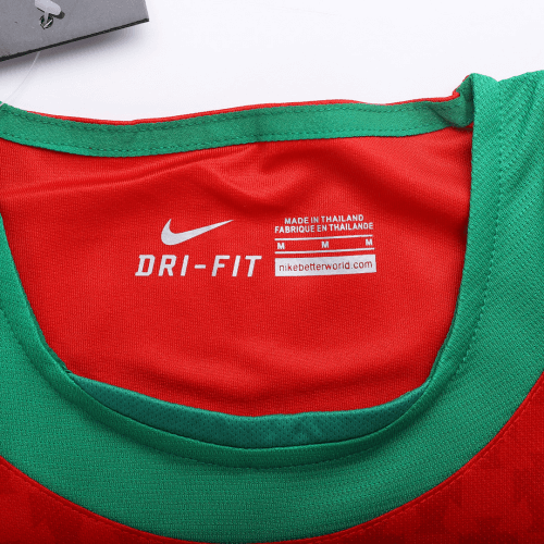Figo #7 Retro Portugal Home 2004 Euro Cup Jersey