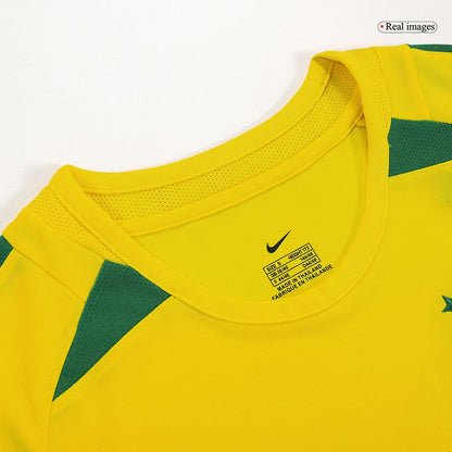 Retro RONALDO #9 2002/03 Brazil Home Soccer Jersey