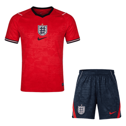 England Away Soccer Jersey Kit(Jersey+Shorts) 2026