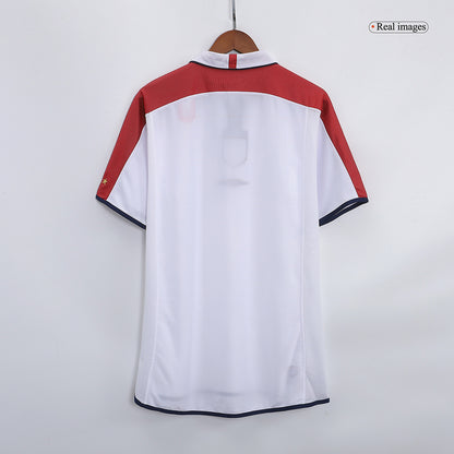 Beckham #7 Retro England Home Jersey 2004 Euro Cup Jersey
