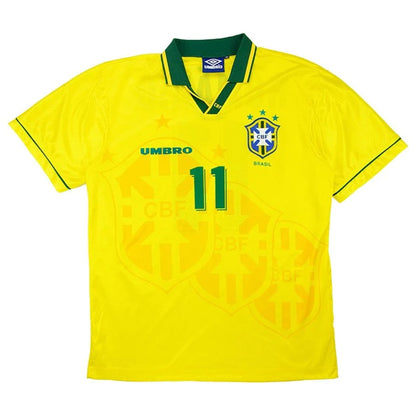 ROMARIO #11 Retro Brazil Home Jersey World Cup 1994