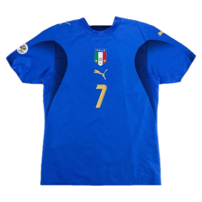 Del Piero #7 Retro Italy Home Jersey World Cup 2006