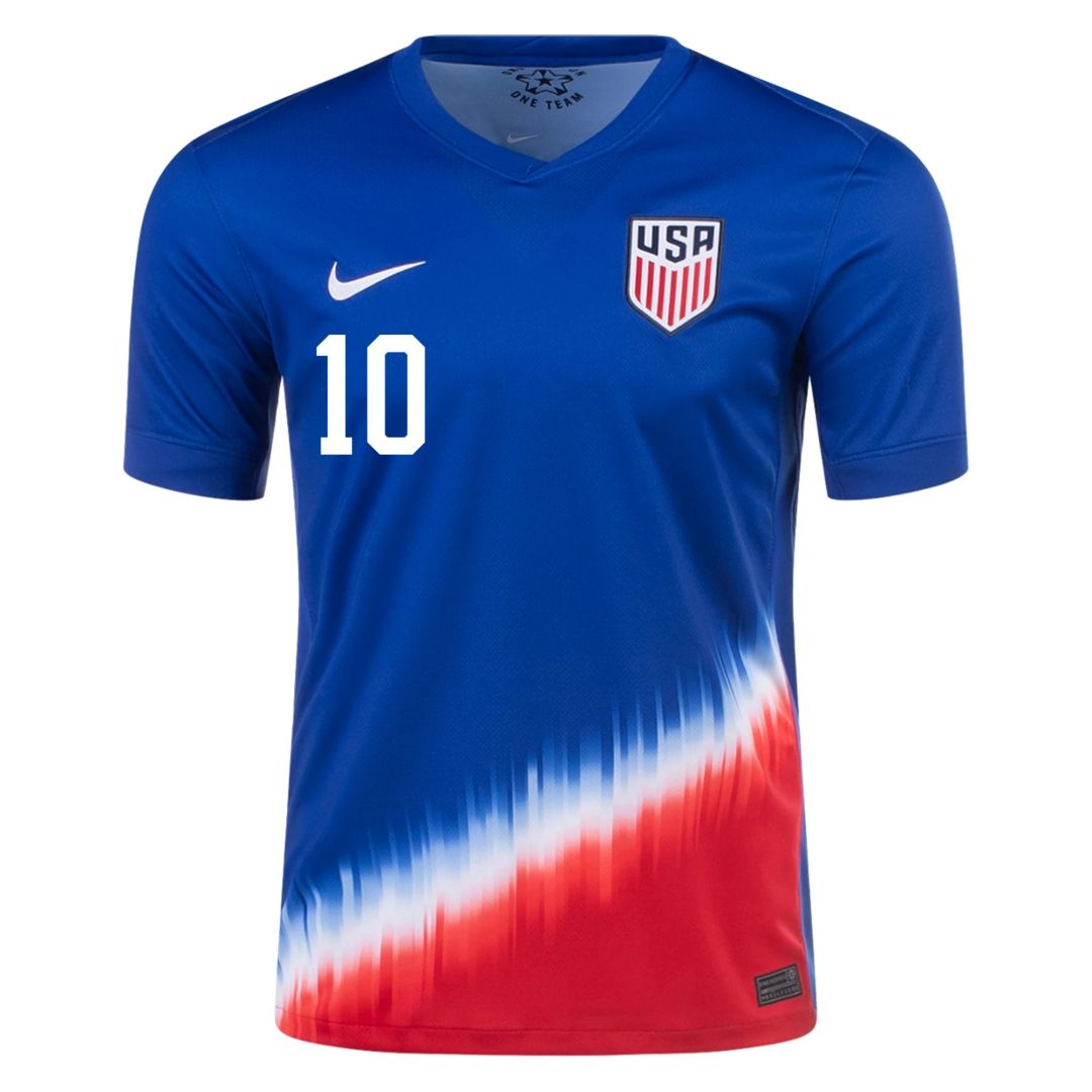 Pulisic #10 USMNT Away 2024 Copa America Cup Jersey