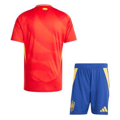 Spain Home Soccer Kit 24 Euro Cup Jersey
