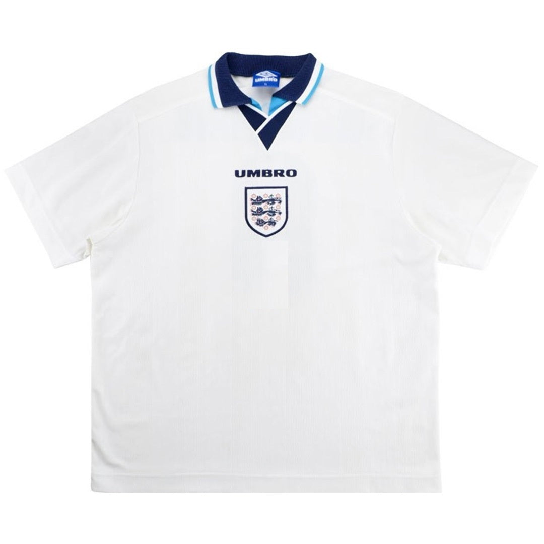 Retro England Home 1996 Euro Cup Jersey