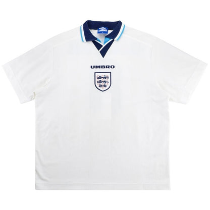 Retro England Home 1996 Euro Cup Jersey