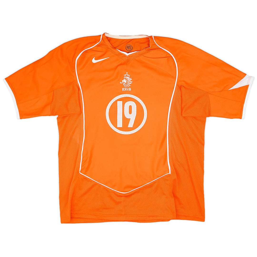 ROBBEN #19 Retro Netherlands Home Jersey 2004 Euro Cup Jersey