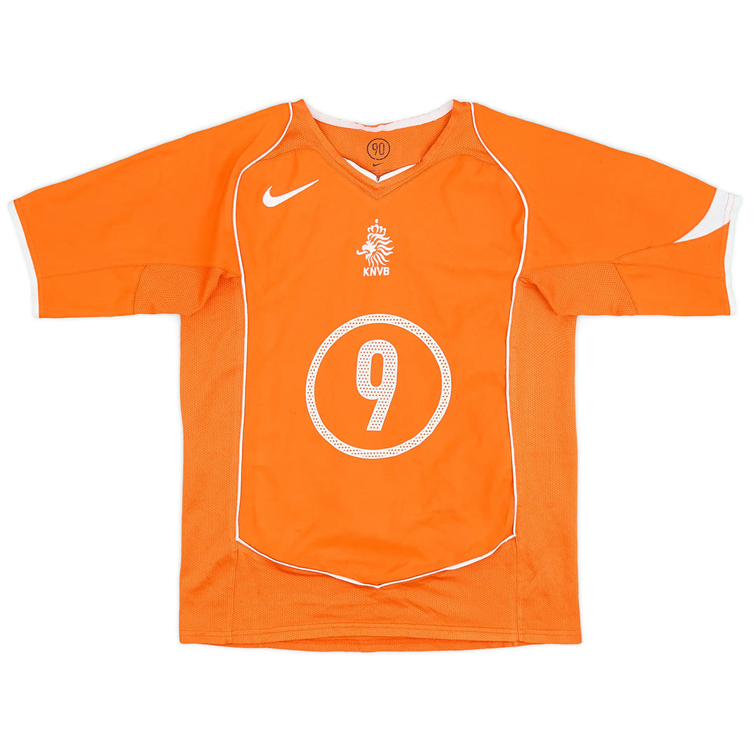 KLUIVERT #9 Retro Netherlands Home Jersey 2004 Euro Cup Jersey