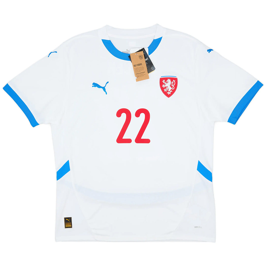 SOUCEK #22 Czech Away Jersey 2024 Euro Cup Jersey