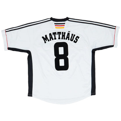 MATTHAUS #8 Retro Germany Home Jersey 1998