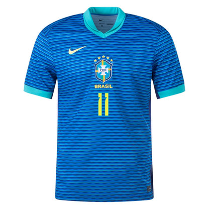 RAPHINHA #11 Brazil Away 2024 Copa America Cup Jersey