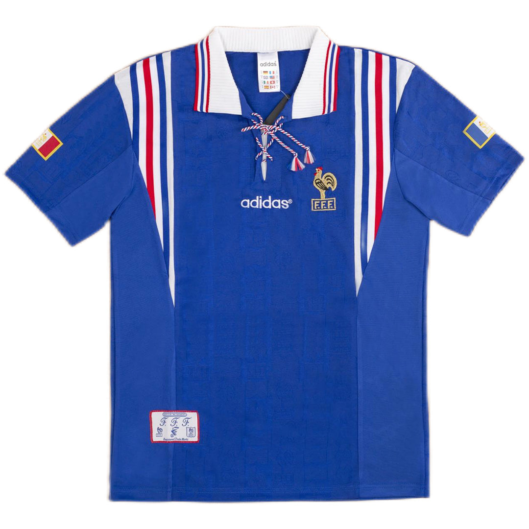 Retro France Home 1996 Euro Cup Jersey