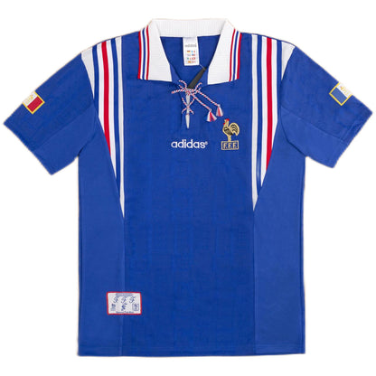 Retro France Home 1996 Euro Cup Jersey