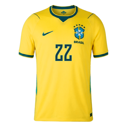 JOÃO PEDRO #22 Brazil Home Soccer Jersey 2026